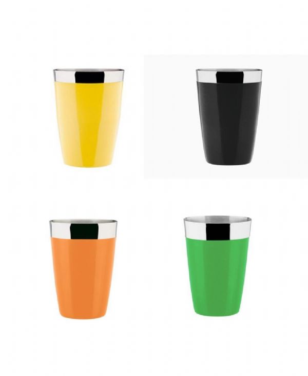 BOSTON SHAKER IN ACCIAIO GOMMATO -  CAPACITA  500 ml 